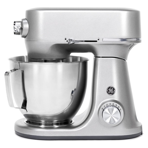 GE Stand Mixer, Tilt Head, 5.3Qt Bowl - Gray- G8MSAAS1RSH - Right Angle Silo