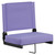 Grandstand Comfort Seats by Flash - 500 lb. Rated Lightweight Stadium Chair with Handle & Ultra-Padded Seat, Purple