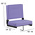 Grandstand Comfort Seats by Flash - 500 lb. Rated Lightweight Stadium Chair with Handle & Ultra-Padded Seat, Purple - view-6