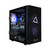 CLX SET Gaming Desktop, Core i5, RTX 3050, 16GB, 500GB SSD, 2TB HDD - Silo Angled View