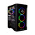 CLX SET Gaming Desktop, Ryzen 9, RTX 4090, 32GB, 1TB SSD, 4TB HDD - Silo Angled View