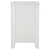 Dallas White Nightstand - Back View - view-1