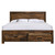 Wyatt Collection King Storage Bedroom Set - Silo Bed Front View Open Drawer