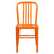 Orange Metal Indoor-Outdoor Chair