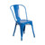 Blue Metal Indoor-Outdoor Stackable Chair - view-0