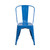 Blue Metal Indoor-Outdoor Stackable Chair - view-1