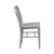 2 Pack Silver Metal Indoor-Outdoor Chair