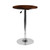 23.5'' Round Adjustable Height Rustic Pine Wood Table (Adjustable Range 26.25'' - 35.5'') - view-0
