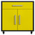 Eiffel 5-Piece Garage Storage Set in Matte Black and Yellow - view-5