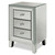 Parma Mirrored Nightstand - Left Angle View