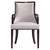 Grand Faux Leather Dining Armchair - Set of 2 in Light Gray - view-3