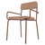 Whythe PU Leather Dining Chair in Corten - view-2