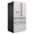 Café - 22.3 Cu. Ft. Counter-Depth 4-Door French-Door Refrigerator - Matte White