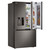 LG 30.7 cu. ft. PrintProof Black Stainless Steel French Door Refrigerator - Silo Left Side Facing Door in Door Filled