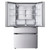 LG 30 cu. ft. 4Door French Door Refrigerator LF30S8210S - Silo Front View with Open Doors