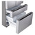 LG 30 cu. ft. 4Door French Door Refrigerator LF30S8210S - Silo Bottom View with Open Drawers