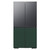 Bottom Panel in Emerald Green Steel with Black Steel Top Panels - view-4
