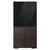 Top Panel in Charcoal Glass with Tuscan Steel Bottom Panels - view-4