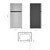 LG 24 cu. ft. Top Freezer Refrigerator - LRTLS2403S - silo with dimensions