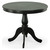 Fairview 36" Dining Table, Antique Black - Front Facing Silo Image - view-0