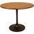 Alden Wood Top 40" Round Dining Table, Elm/Black - Front Facing Silo Image - view-0
