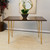 Seti Live Edge Dining Table, Elm/Gold - Lifestyle - view-6