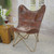 Monroe Butterfly Chair, Brown & Gold - Lifestyle - view-3