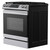 Samsung Front Control Slide-in Gas Range with Air Fry - Silo Right Side Facing View