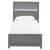 Westpoint Collection Weathered Gray Solid Wood Twin Bedroom Set - view-2