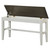 Triad White & Gray Counter Bench - Hidden Compartment