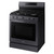 Samsung 6.0 cu. ft. Smart Gas Range w/ Air Fry, Convection+ & Stainless Cooktop - NX60A6711SG - angled silo