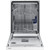 Samsung Front Control Dishwasher with Hybrid Interior (DW80N3030UW) - view-3