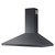 Samsung 36" Range Hood Black Stainless Steel - NK36R5000WG - Left Angle View