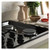 GE 36" Built-In Gas Cooktop in Black - Lifestyle Left Side Facing