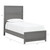 Westpoint Collection Weathered Gray Solid Wood Twin Bed