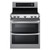 LG 7.3 cu. ft. Electric Double Oven Range - LDE4413ST Front view Silo - view-2