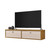 Liberty 42.28" Floating Entertainment Center in Cinnamon and Off White