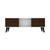 Doyers 53.15" TV Stand in White and Nut Brown - view-0