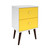 Liberty Mid-Century Modern Nightstand 2.0 in White and Yellow - view-0