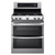 LG 6.9 cu. ft. Gas Double Oven Range with ProBake Convection® and EasyClean® - LDG4313ST Front Facing Silo