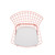 Madeline Chair in Rose Pink Gold and White (Set of 2)