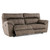 Harrison Coffee Faux Leather Reclining Sofa