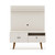 Tribeca 53.94" TV Stand and Panel in Off White