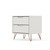 Rockefeller 2-Drawer Off White Nightstand (Set of 2) - Left Angle View