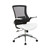 Black_Screen_Back_Manager's_Chair_with_White_Faux_Leather_Seat_and_Padded_Flip_Arms_with_Silver_Accents_Main_Image - view-0