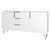 Beekman 62.99" Sideboard in White - Angled Silo Image