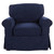 Ashton Chair with Navy Slip Cover - Front View