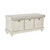 Dover Storage Bench in White Wash