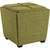 Rockford Storage Ottoman in Green Fabric - Angle View