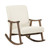 Gainsborough Rocker in Linen Fabric with Brushed Brown Finish Frame - view-0